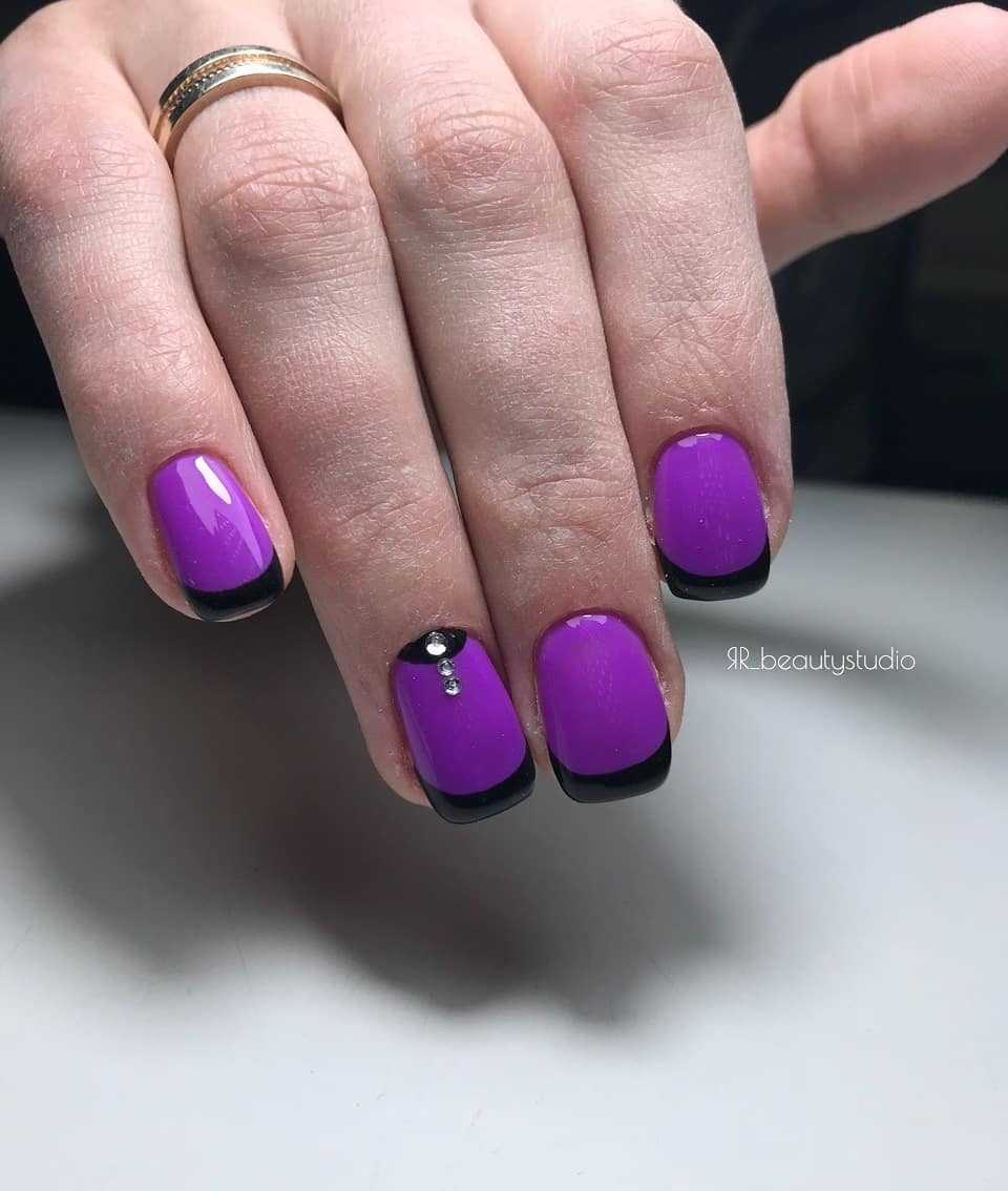 Фіолетовий манікюр - актуальні ідеї (+90 фото) 41