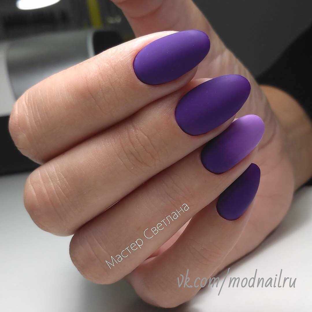 Фіолетовий манікюр - актуальні ідеї (+90 фото) 52